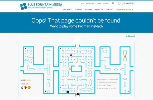 404 Error for Website Optimization