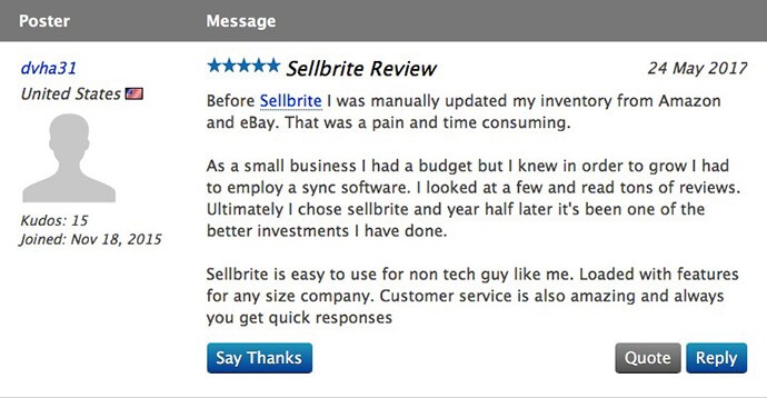 Sellbrite - Review